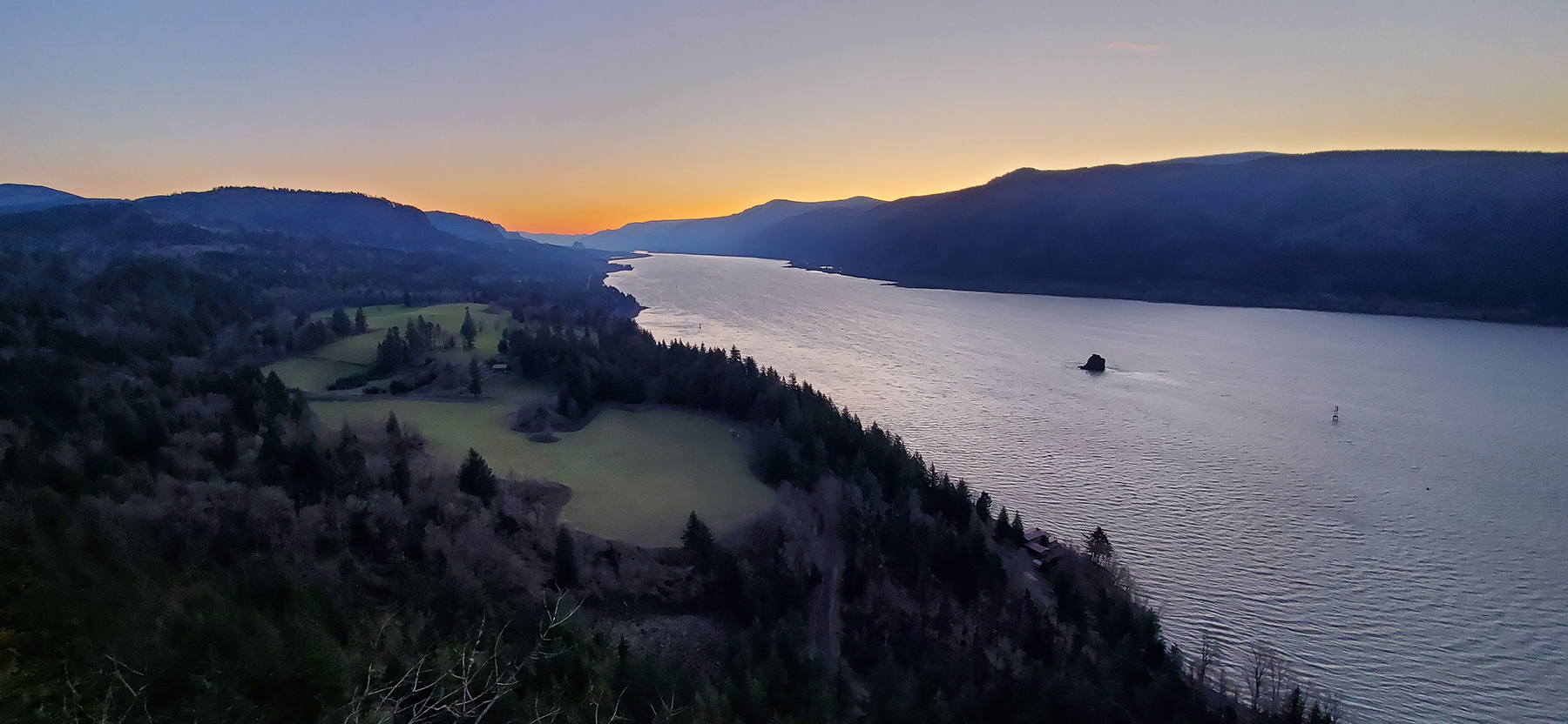 The Columbia River from WA-14