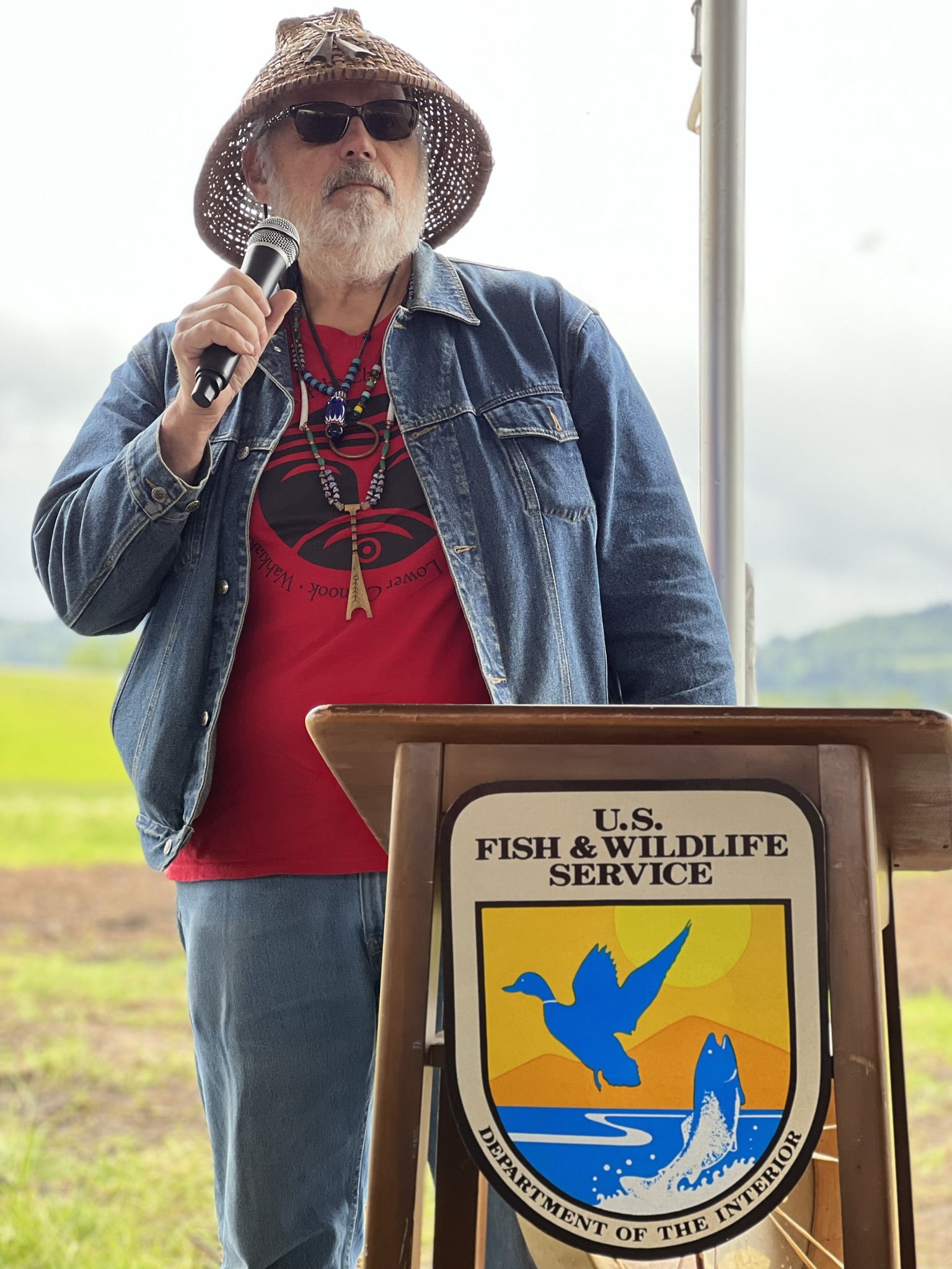 Sam Robinson, Vice Chair of the Chinook Indian Nation