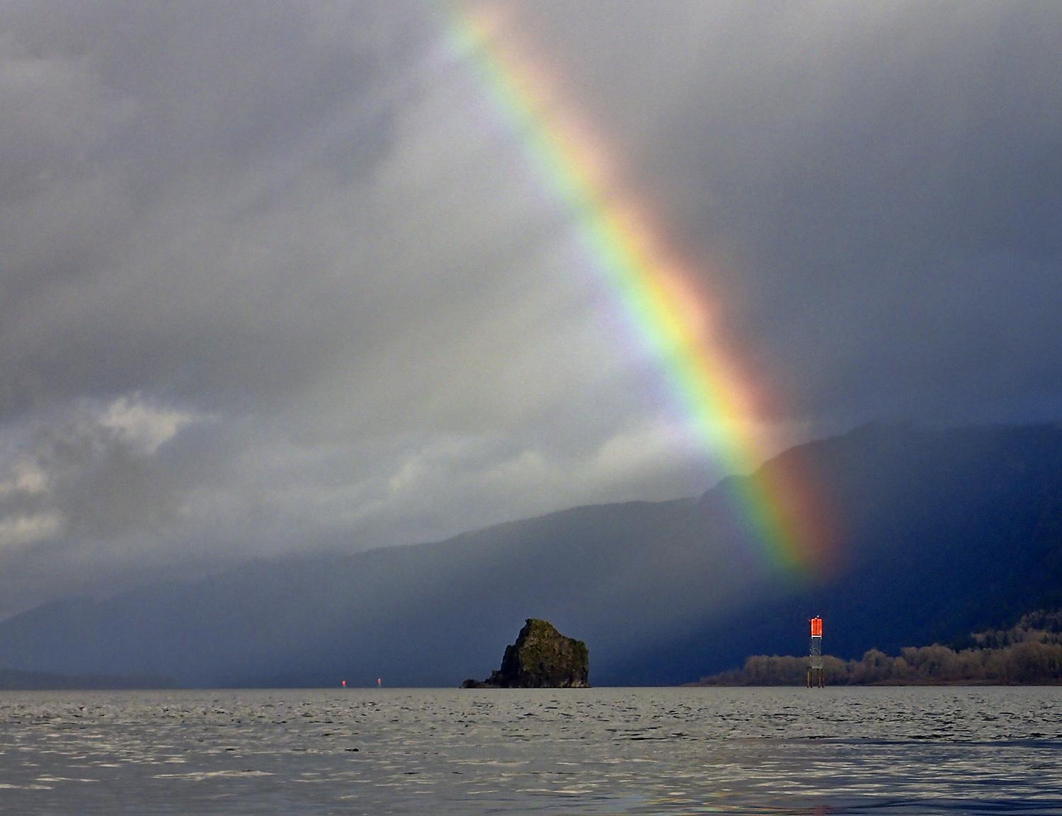 Rainbow over Phoca Rock