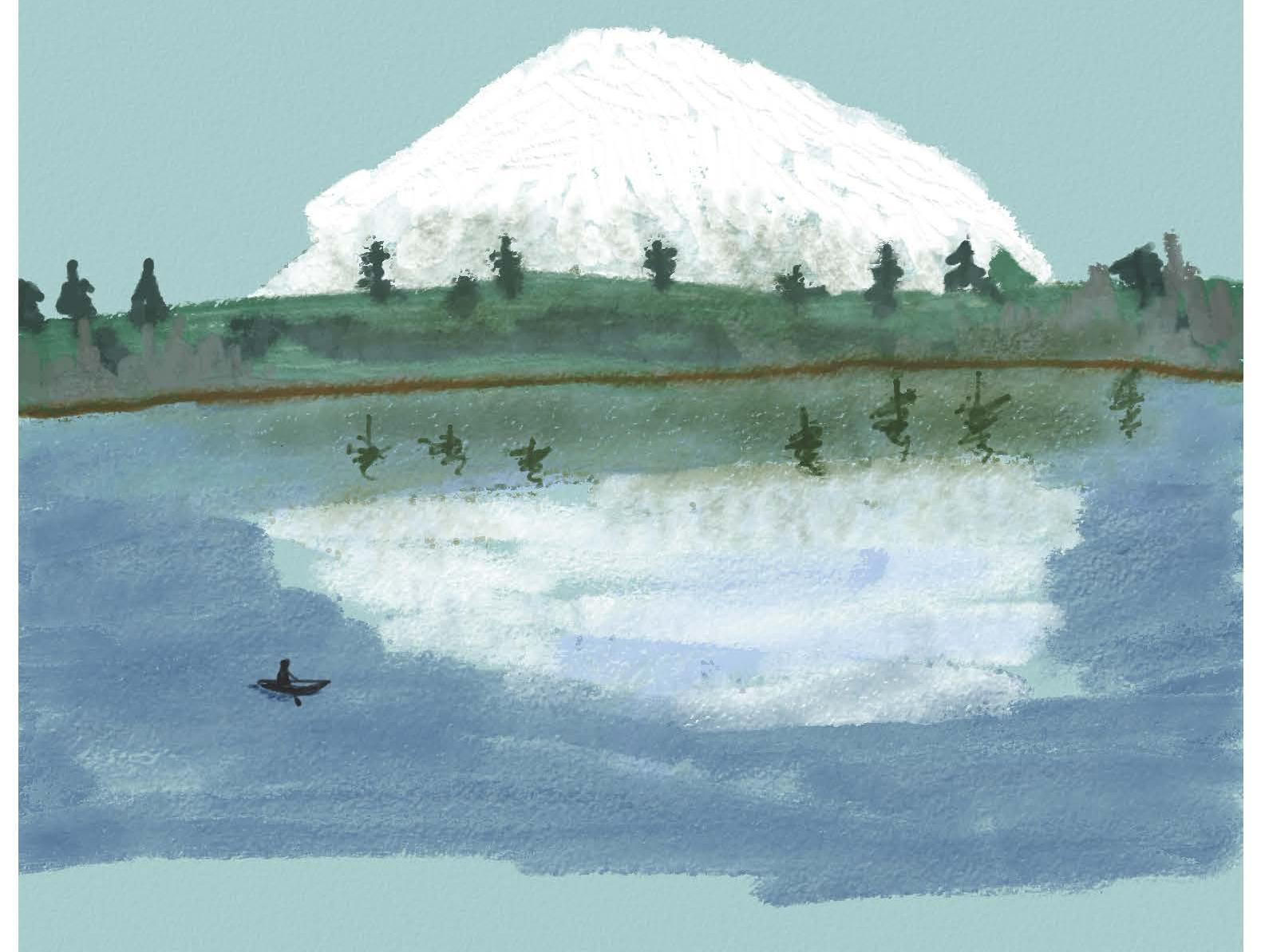 Vancouver Lake Illustration