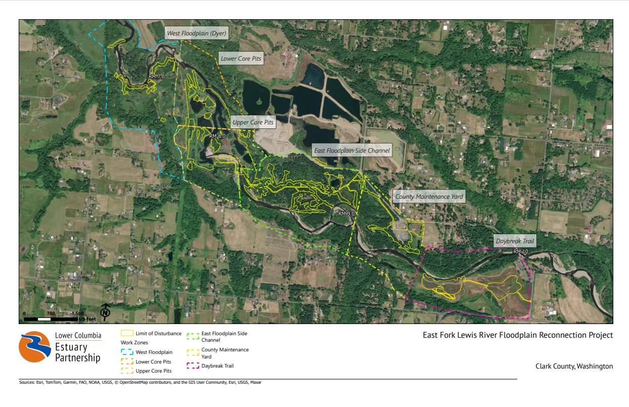 map of the project area