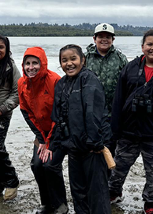 Students on a field trip